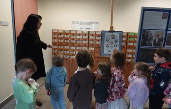 Żabki i Myszki z wizyta w Bibliotece
