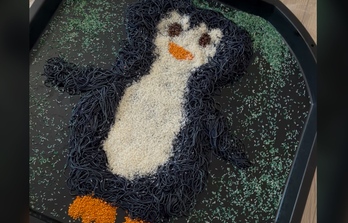 Zajęcia sensoryczne w grupie Żabki i Tygryski